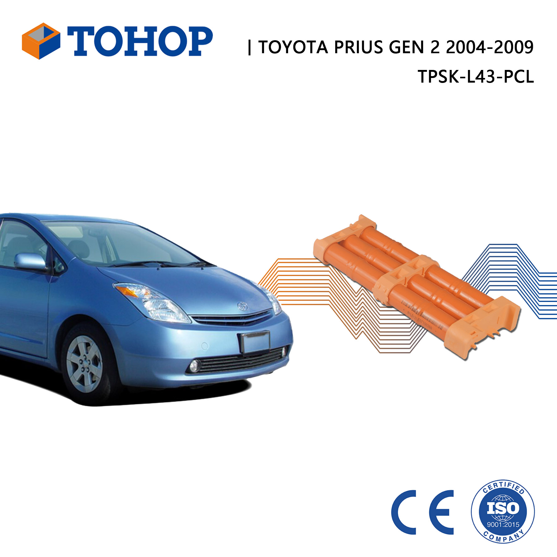 Sostituzione 2007 delle celle della batteria ibrida nuovissima di Toyota Prius Gen 2 per la vendita